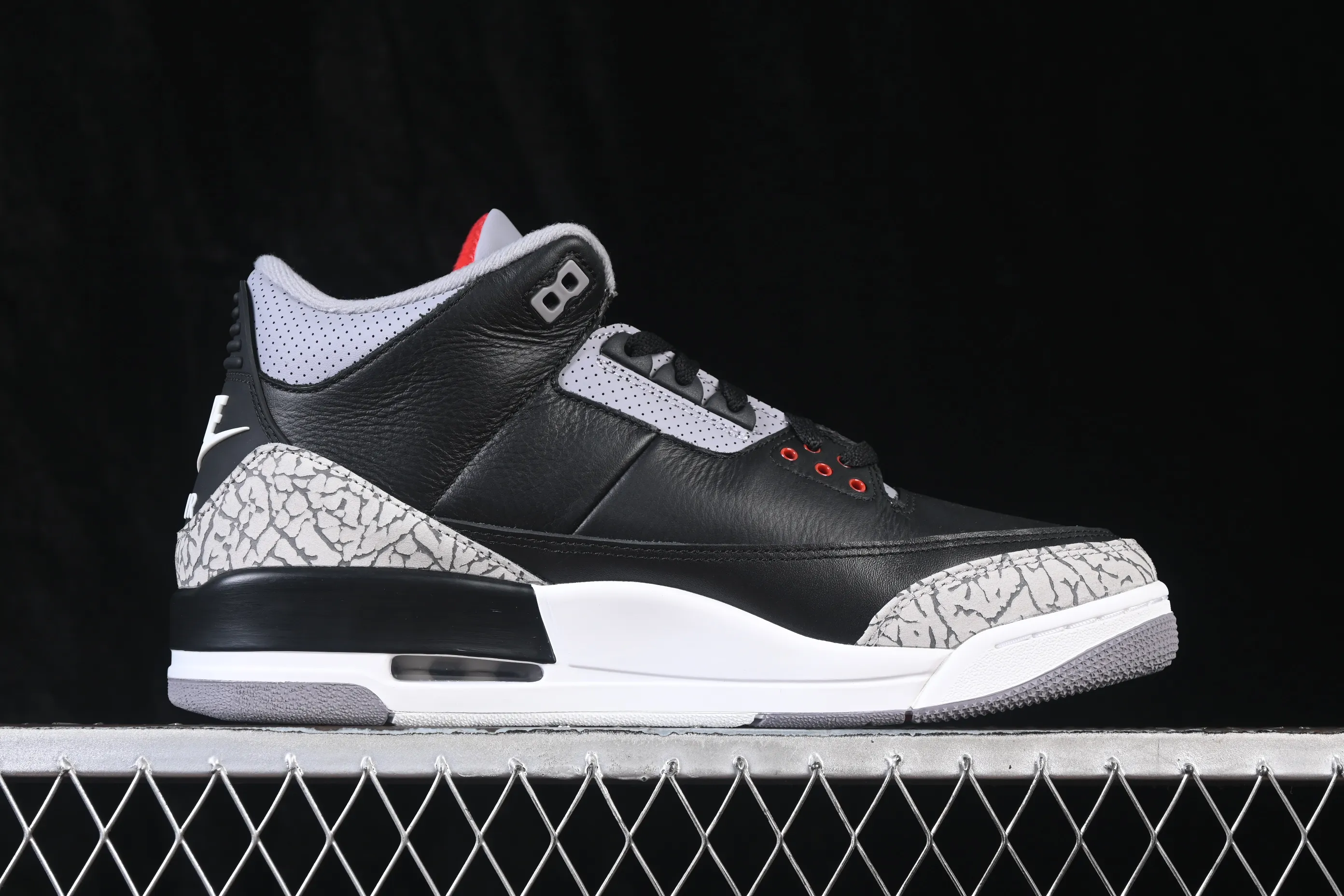 All categories Air Jordan Jordan series basketball shoes Air Jordan 3 LJR version Air Jordan 3 "Black Cement" AJ3 Jordan 3 first year black cement DN3707-010
